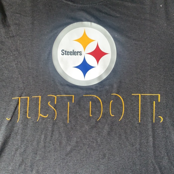 Steelers Nike Dri-Fit T Shirt Size L - Picture 2 of 4